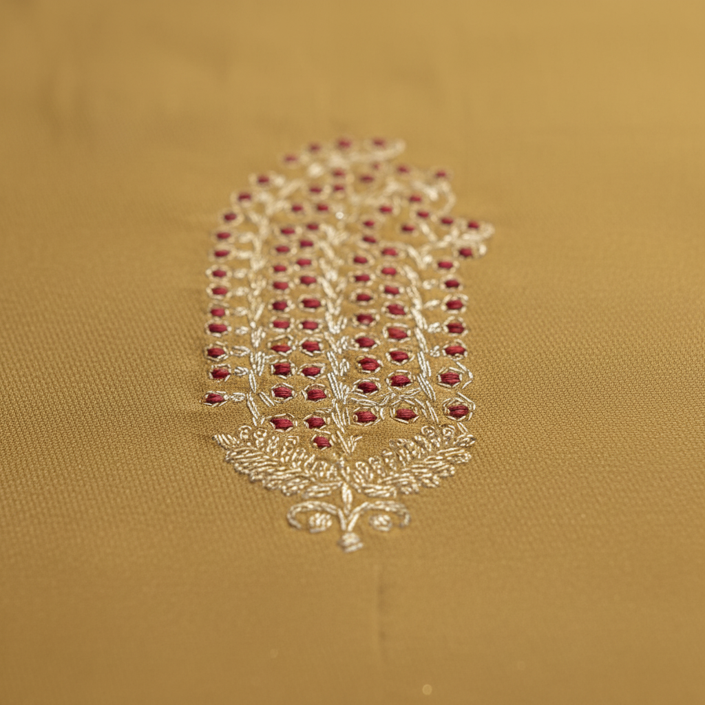 KUBERAN YELLOW PURE BANARASI SILK SAREE