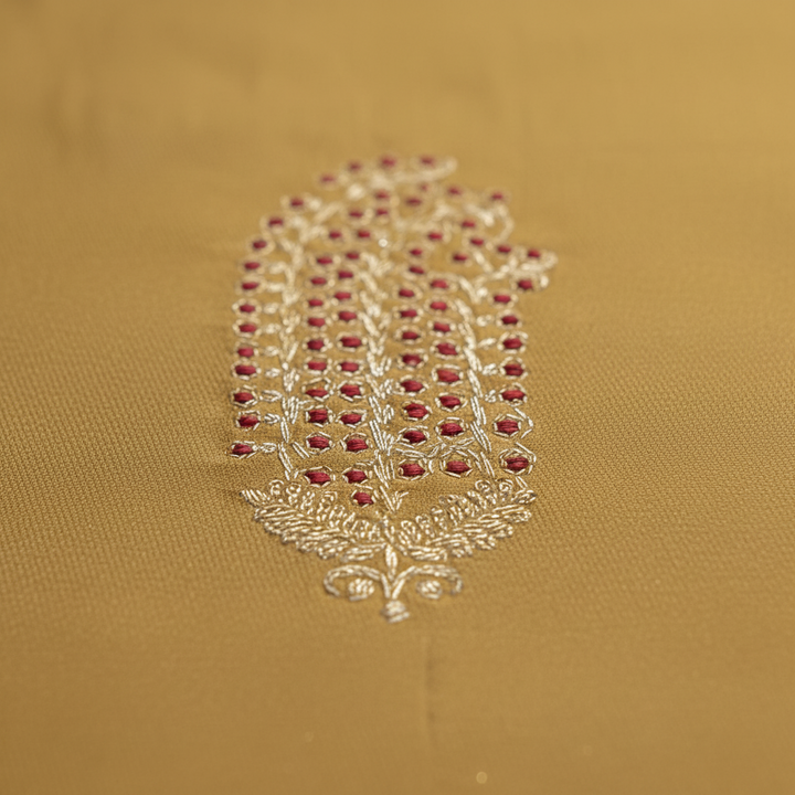 KUBERAN YELLOW PURE BANARASI SILK SAREE