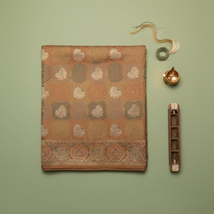KUBERAN GOLDEN BANARASI SILK SAREE