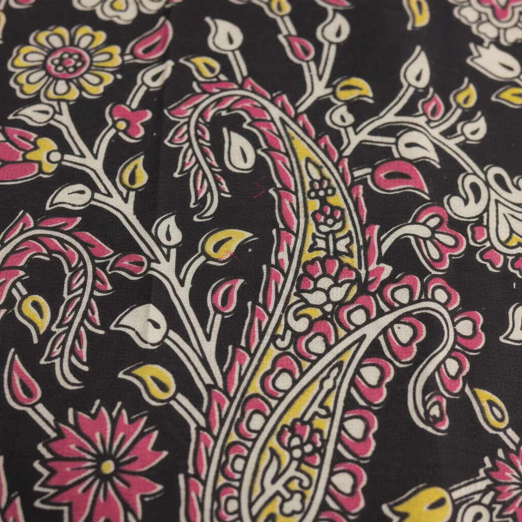 Kuberan Kalamkari Cotton Printed Fabric