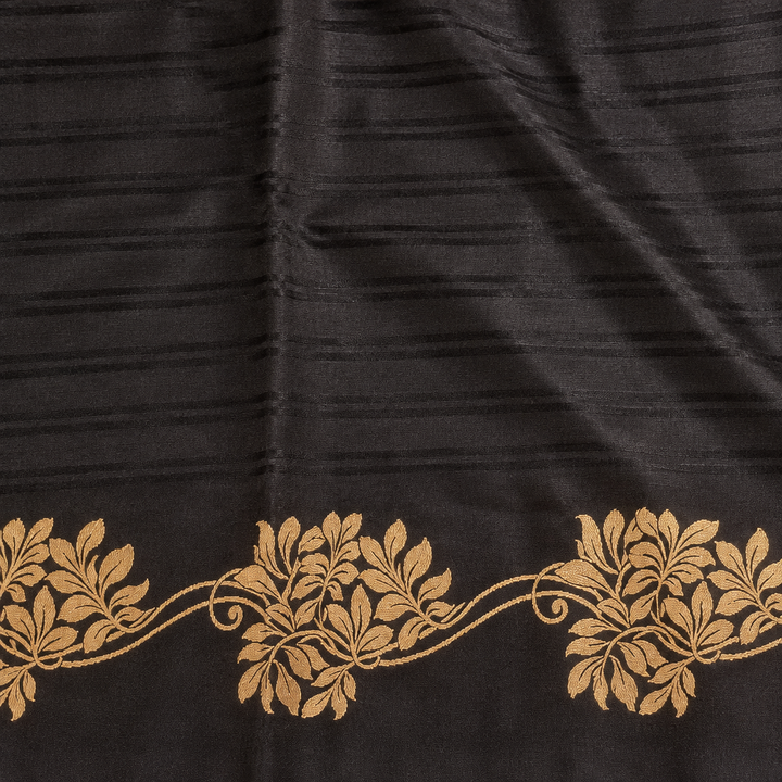 KUBERAN BLACK PURE BANARASI SAREE