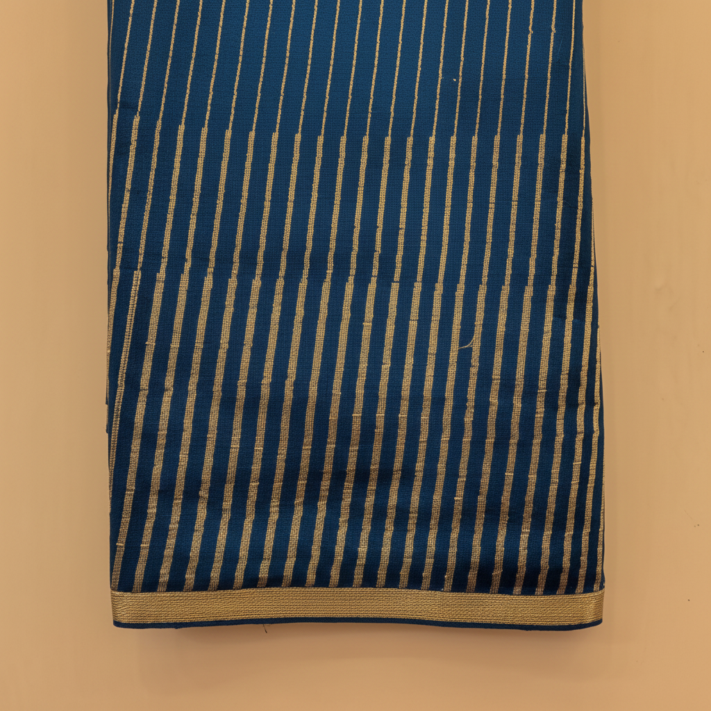 kuberan Royal Blue  Mysore Silk Saree