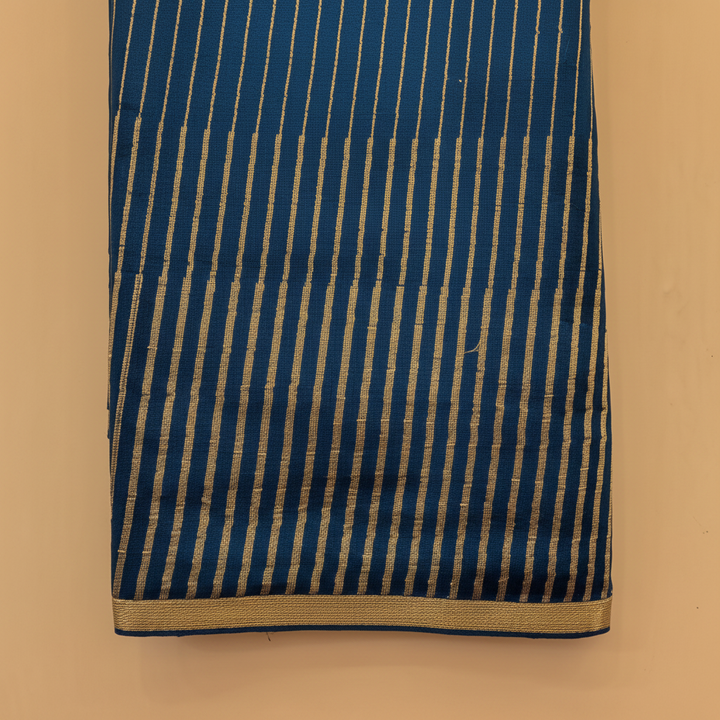 kuberan Royal Blue  Mysore Silk Saree