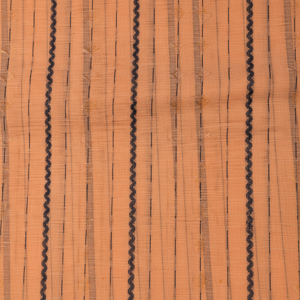 KUBERAN PALE ORANGE COTTON SAREE