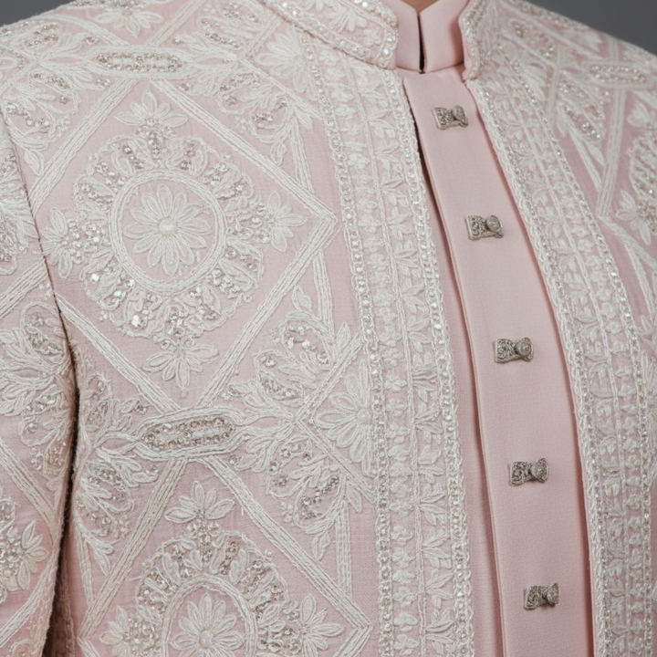 Body fabric embroidery detail