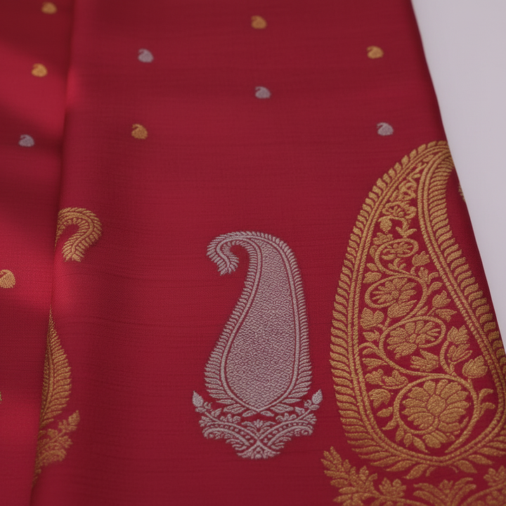 Body Fabric with Scattered Buti Pattern