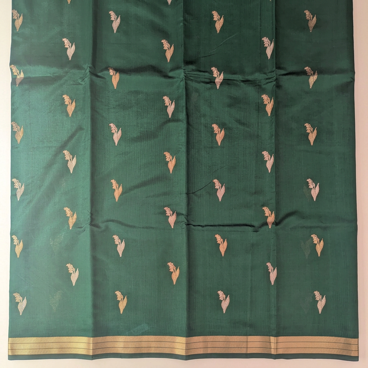 Kuberan Green Pure Banarasi Silk Saree