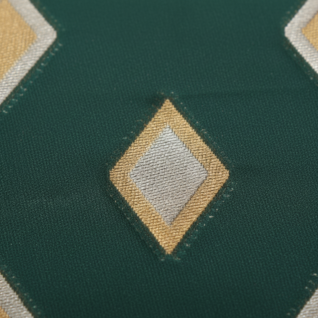 KUBERAN DARK GREEN RAW SILK SAREE
