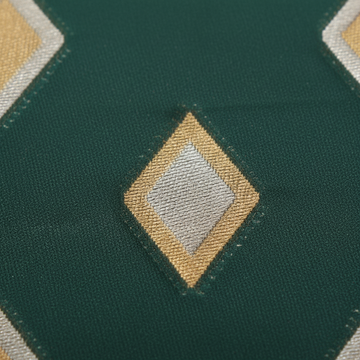 KUBERAN DARK GREEN RAW SILK SAREE