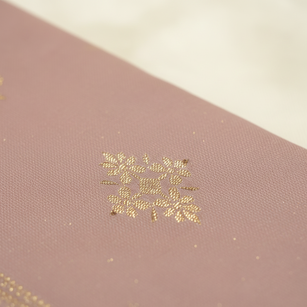 KUBERAN PEACH PURE KANCHIPURAM SILK SAREE