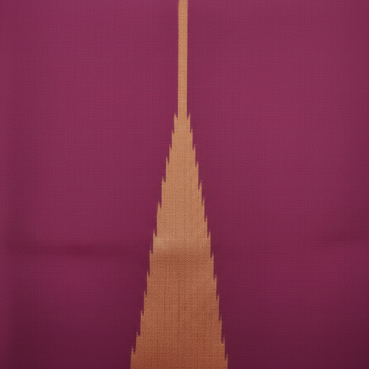 KUBERAN MAGENTA RAW SILK SAREE