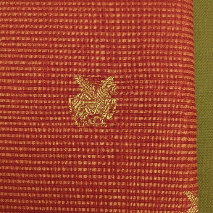 Kuberan Orange Kanchipuram Silk Saree