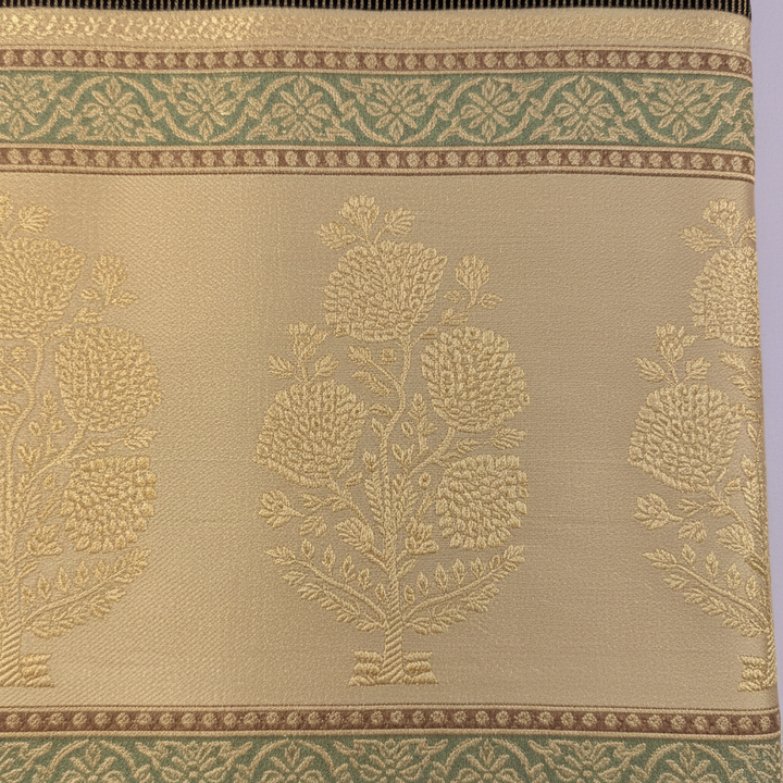 Kuberan Brown Kanchipuram Silk Saree