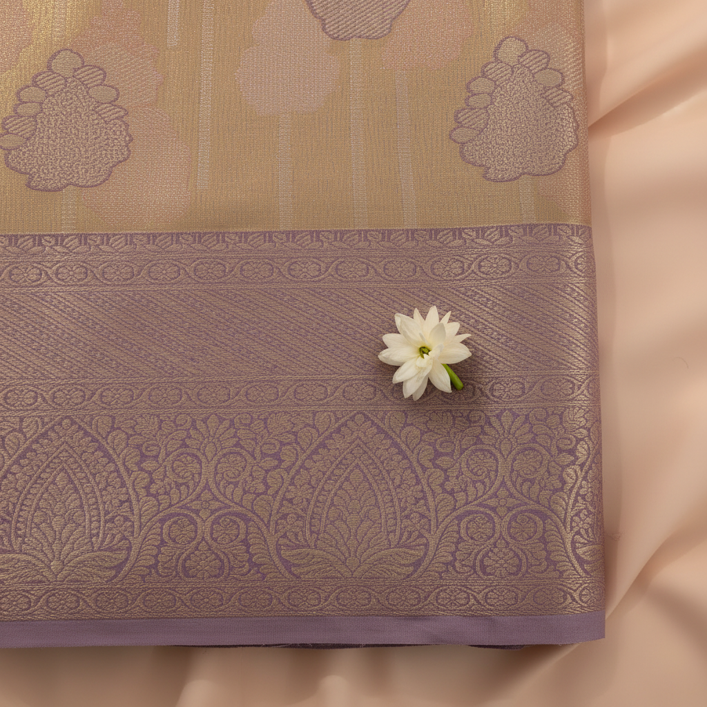 KUBERAN GOLDEN SEMI SILK SAREE