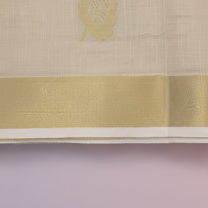 KUBERAN WHITE KERALA KASAVU SAREE