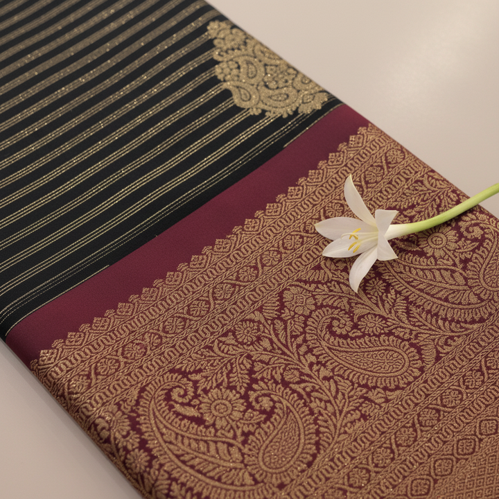 KUBERAN GREEN SEMI SILK SAREE