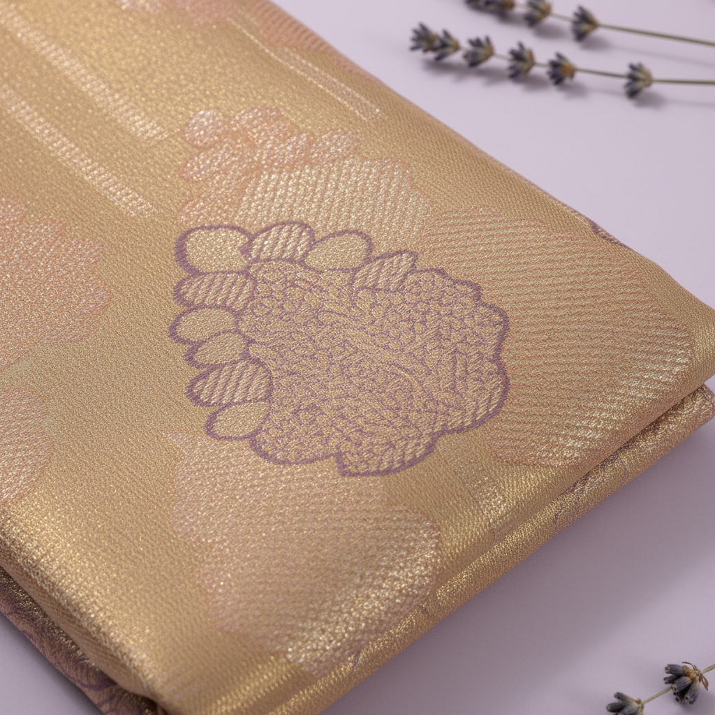 KUBERAN GOLDEN SEMI SILK SAREE
