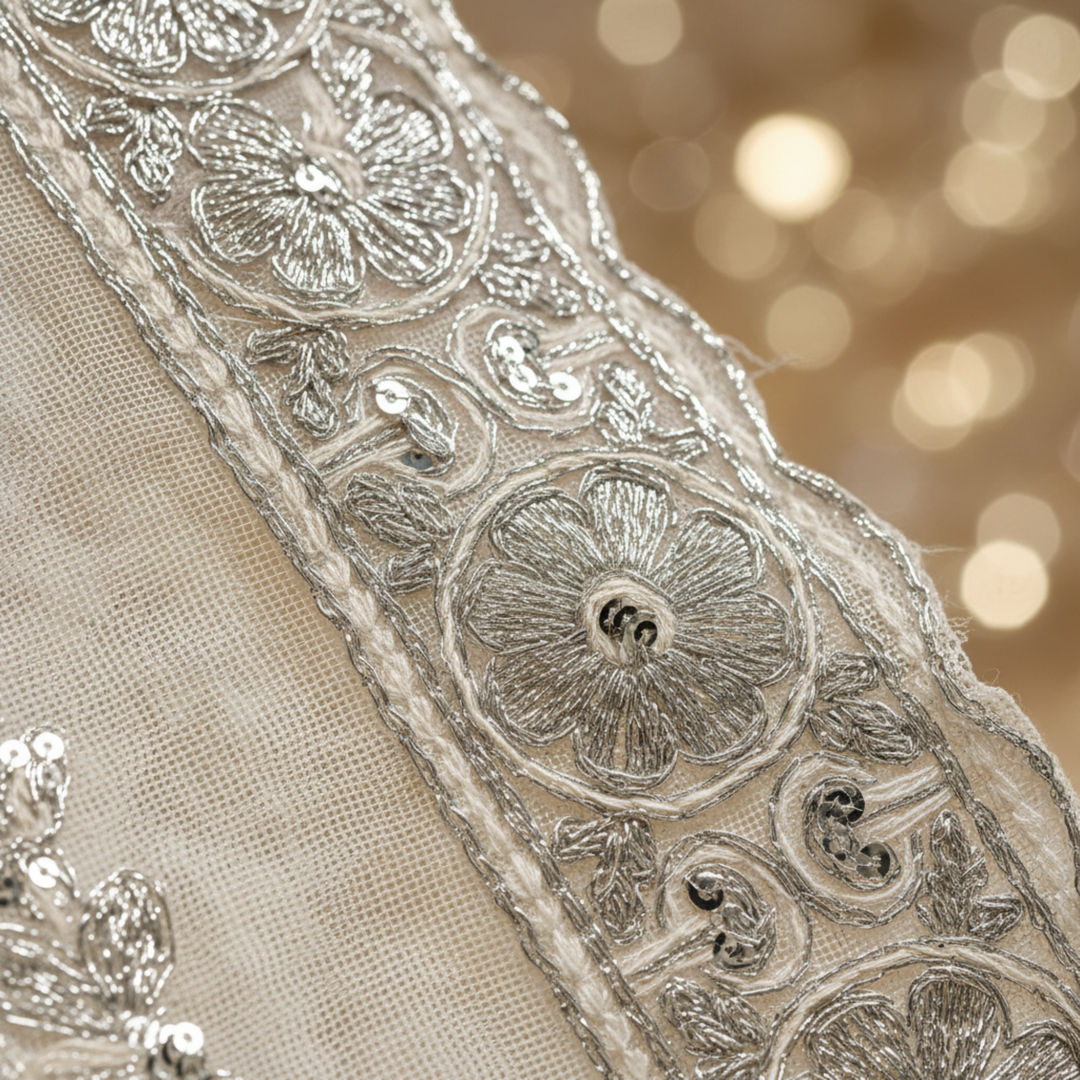 KUBERAN LIGHT SEA GREEN LEHENGA