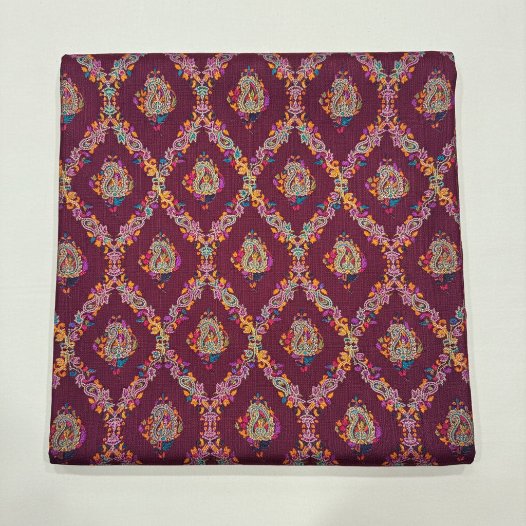 KUBERAN PURPLE PASHMINA FANCY SAREE