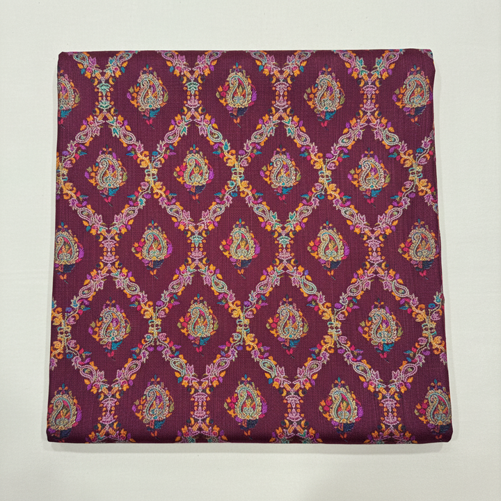 KUBERAN PURPLE PASHMINA FANCY SAREE