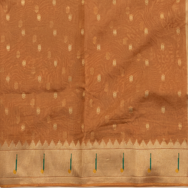 Kuberan Bronze Tissue Paithani Saree