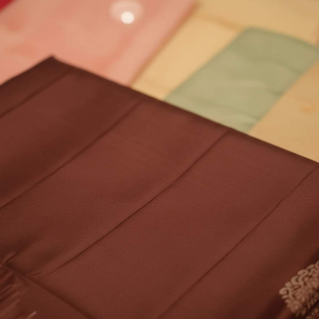 KUBERAN BROWN SOFT SILK SAREE