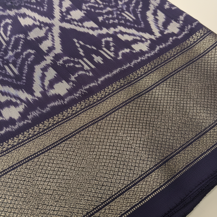 KUBERAN BLUE POCHAMPALLY SILK SAREE