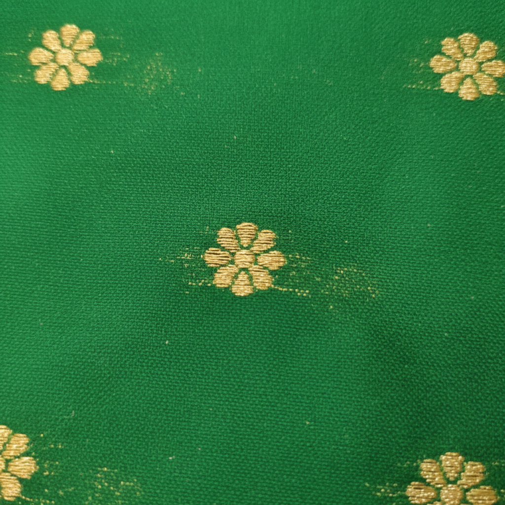 Kuberan Green Paithani Running Material