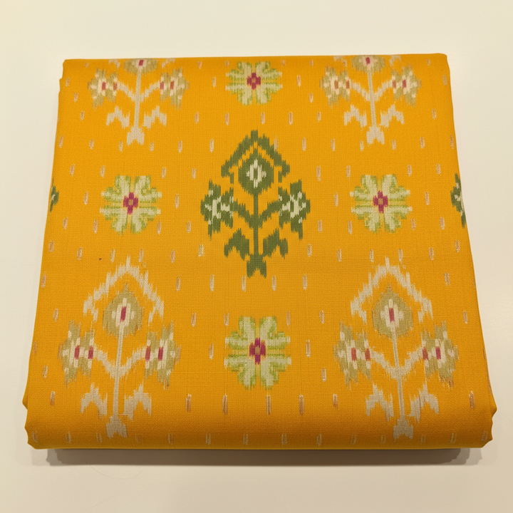 KUBERAN YELLOW POCHAMPALLY SILK SAREE
