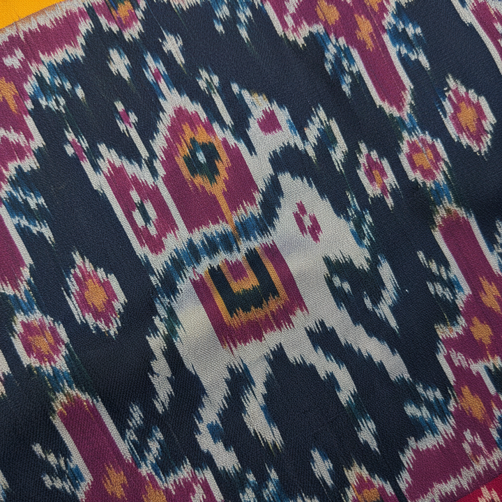 KUBERAN YELLOW POCHAMPALLY SILK SAREE