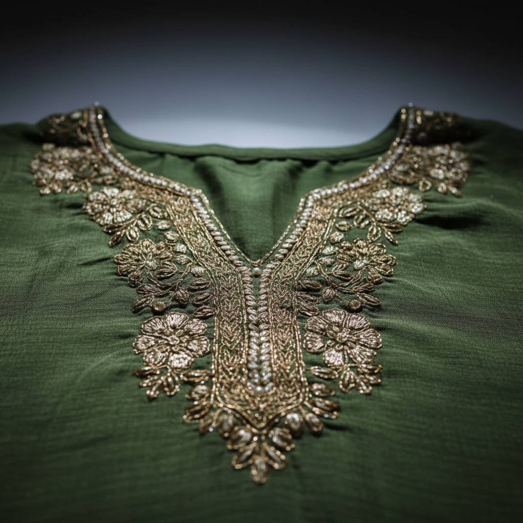 Kuberan Olive Green Salwar Kameez Set