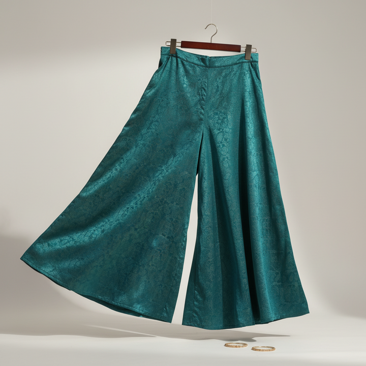 Kuberan Kids Palazzo Set - Embellished Green