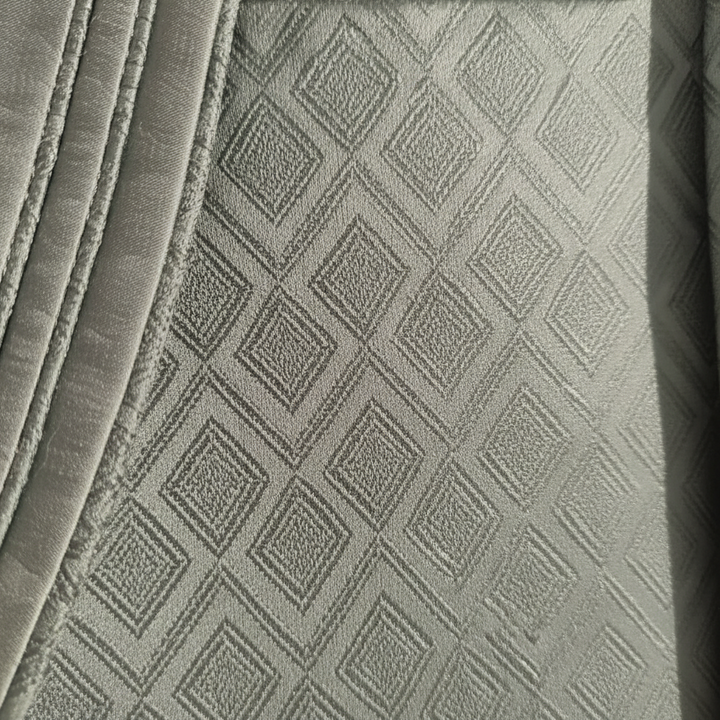 Kuberan Premium Sage Green 3-Piece Suit with Geometric Weave