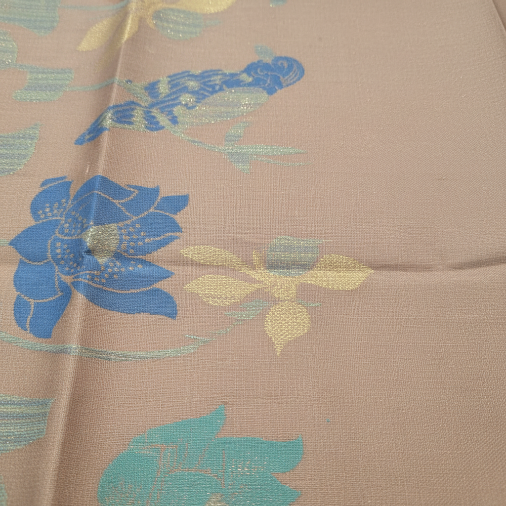 Close-up of saree body details