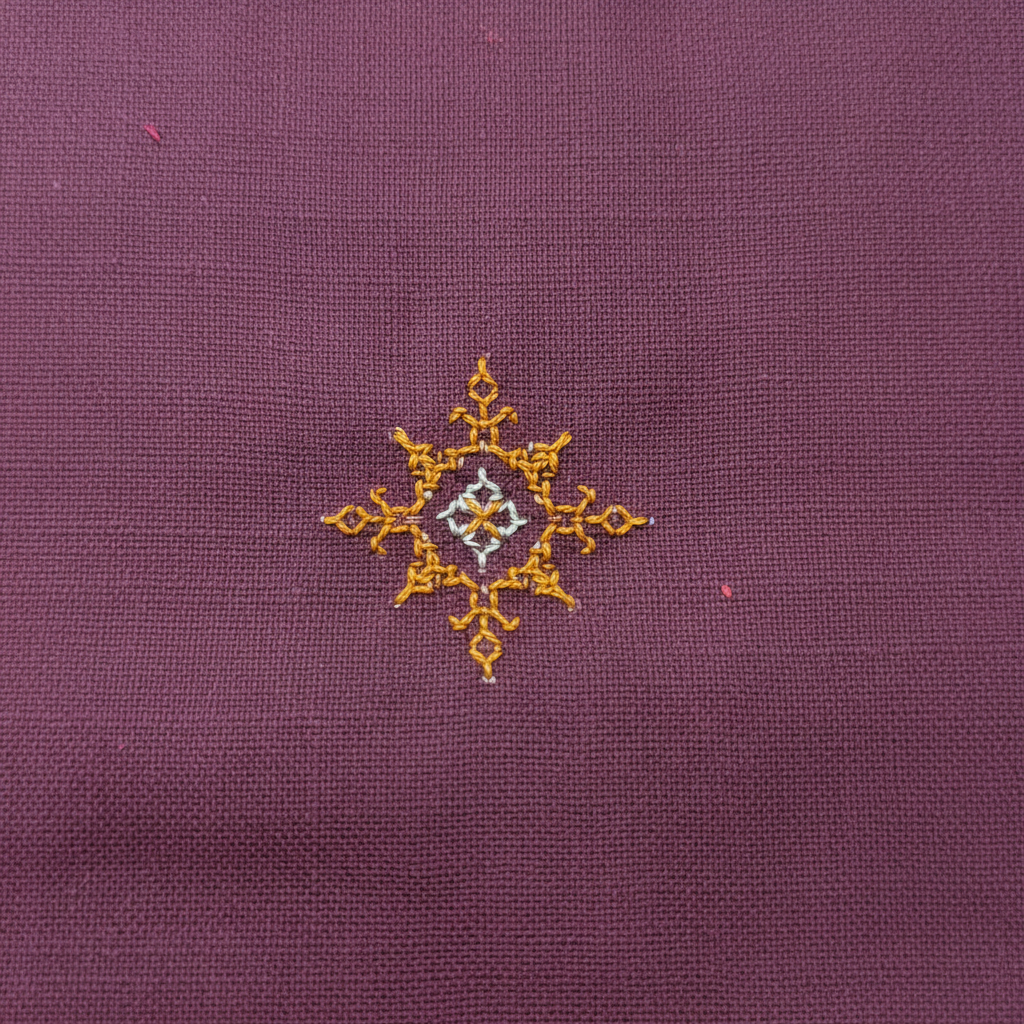 KUBERAN PURPLE COTTON SAREE