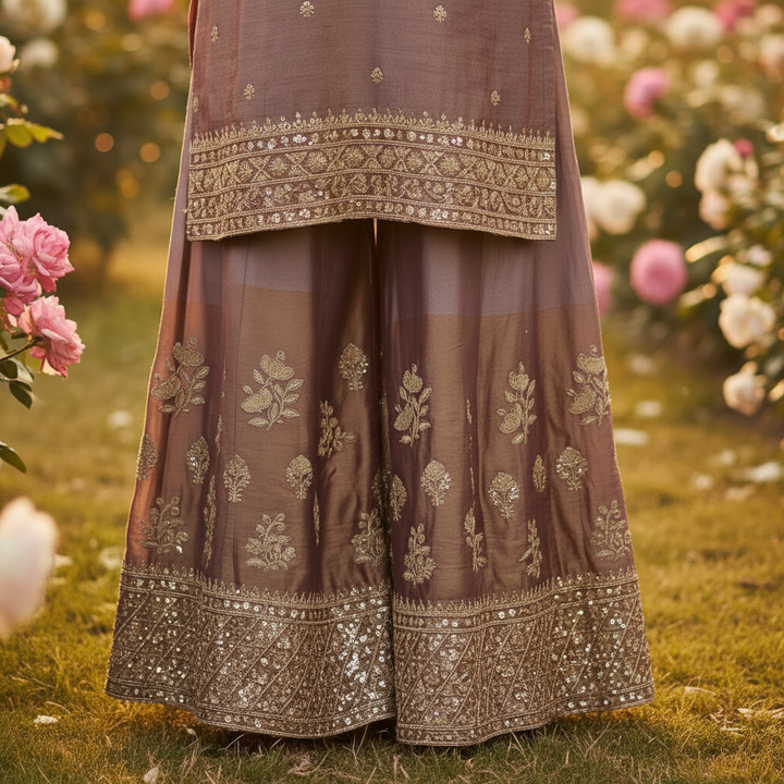 Kuberan Tissue Silk Palazzo Set