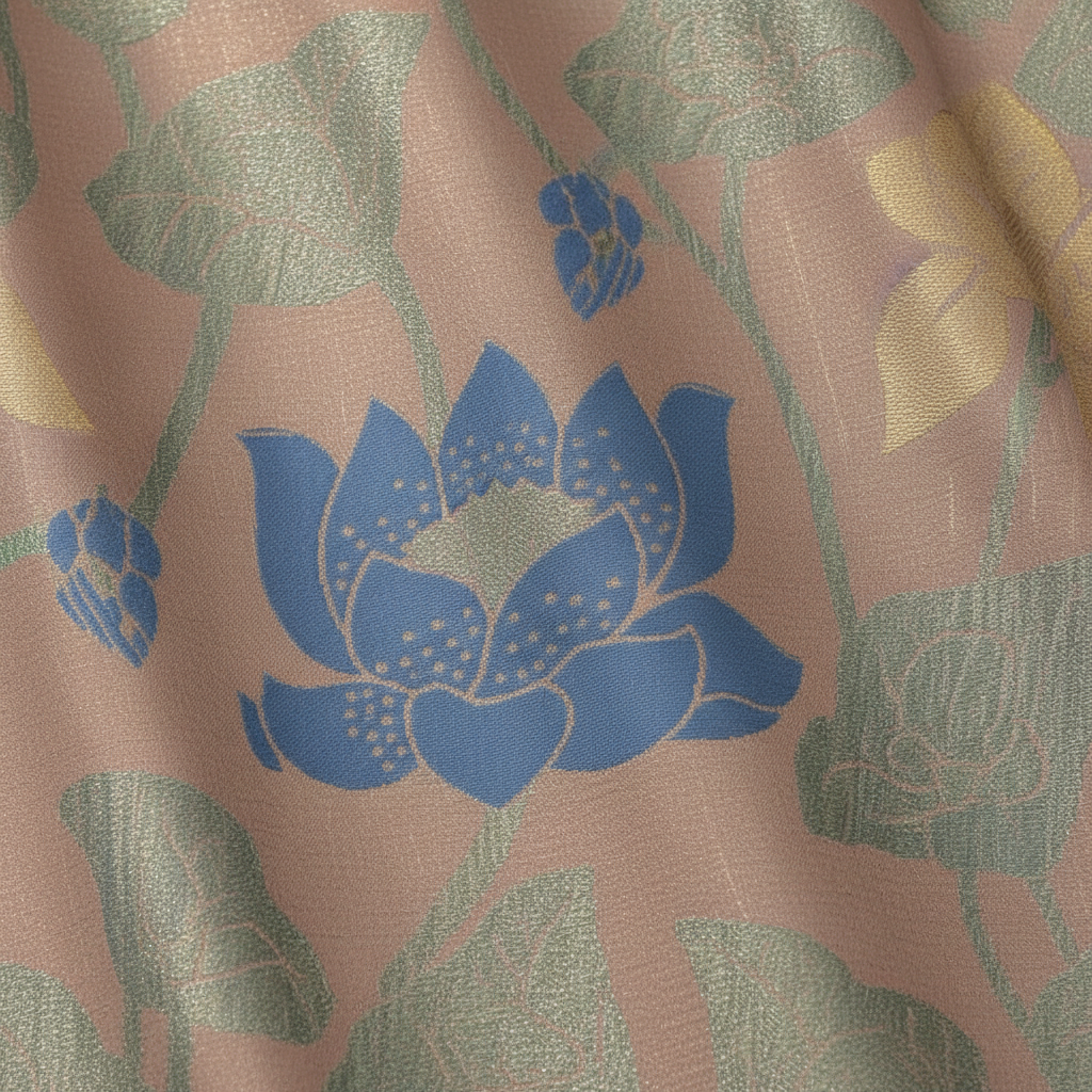 Close-up Saree Fabric Detail