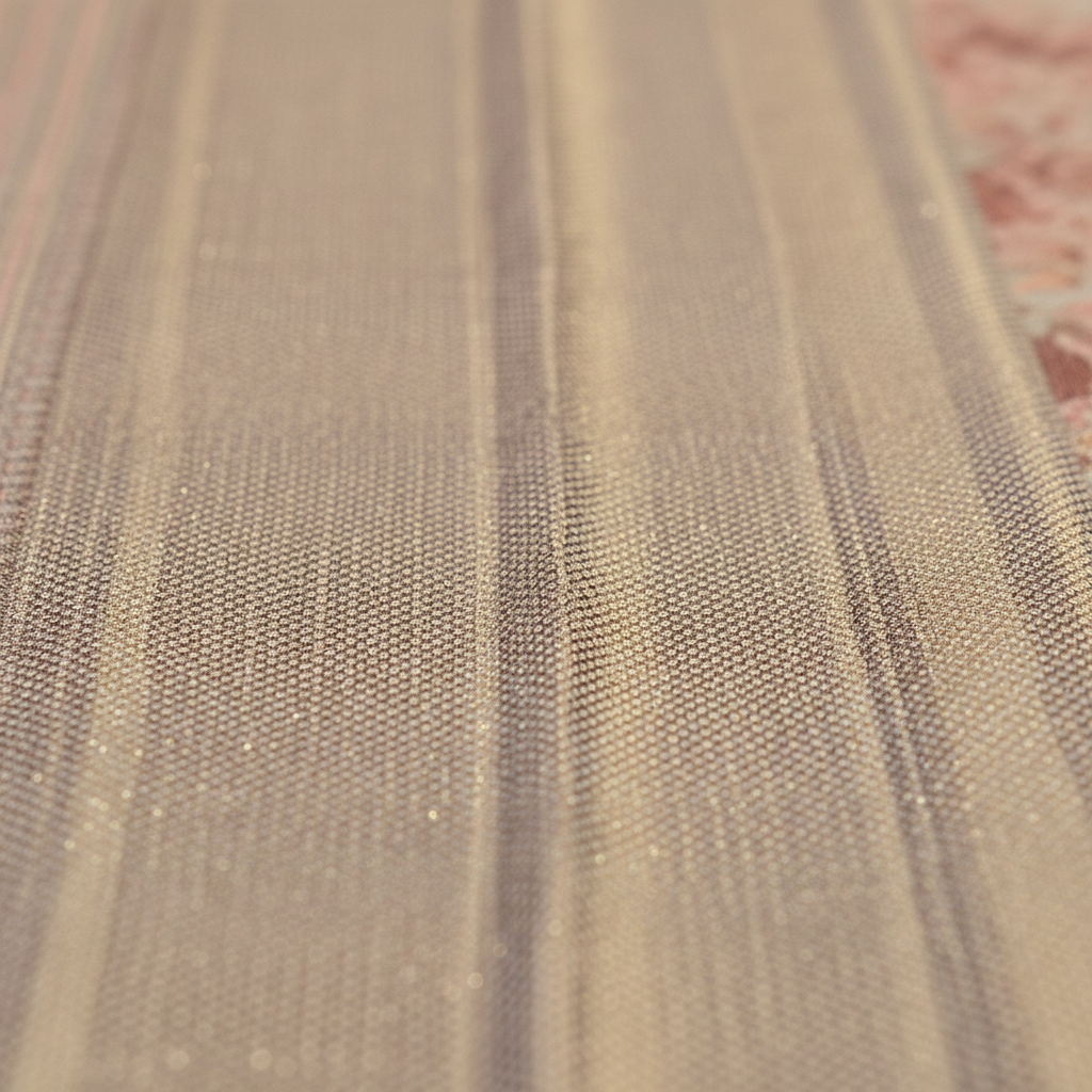 KUBERAN CORAL PINK PURE KANCHIPURAM SILK SAREE