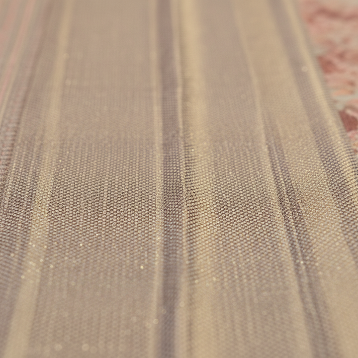 KUBERAN CORAL PINK PURE KANCHIPURAM SILK SAREE