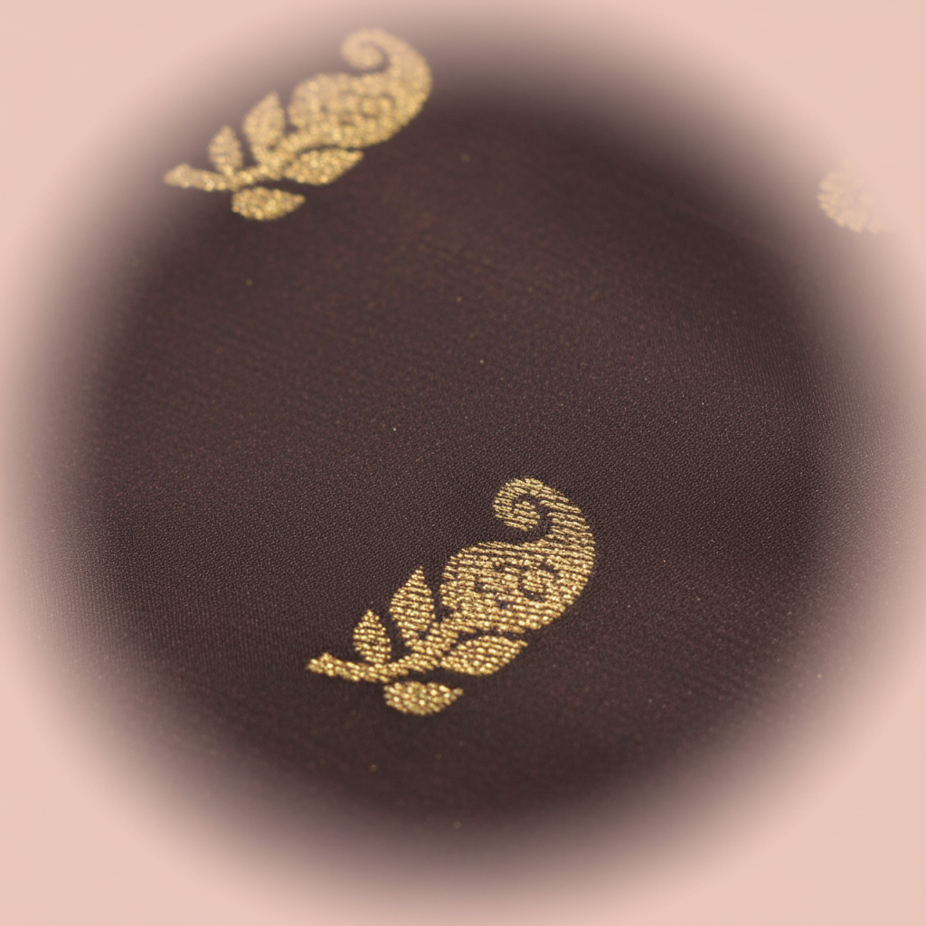 KUBERAN BLACK SEMI SILK SAREE