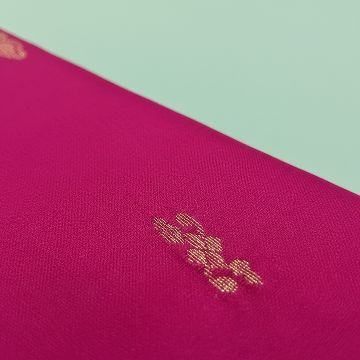 KUBERAN MAGENTA PURE SILK DANCE SAREE