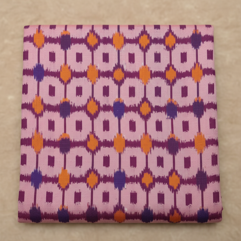 Closeup Ikat Pattern Detail