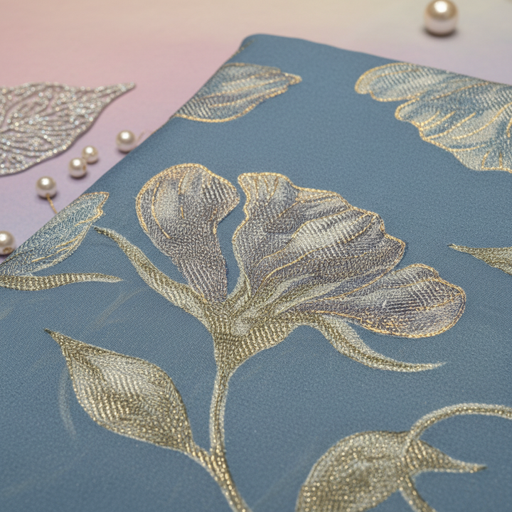 KUBERAN BLUE FANCY SAREE