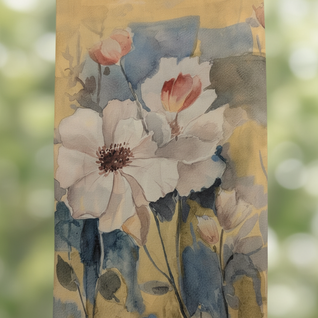 KUBERAN CREAM PURE CHIFFON PRINTED SAREE