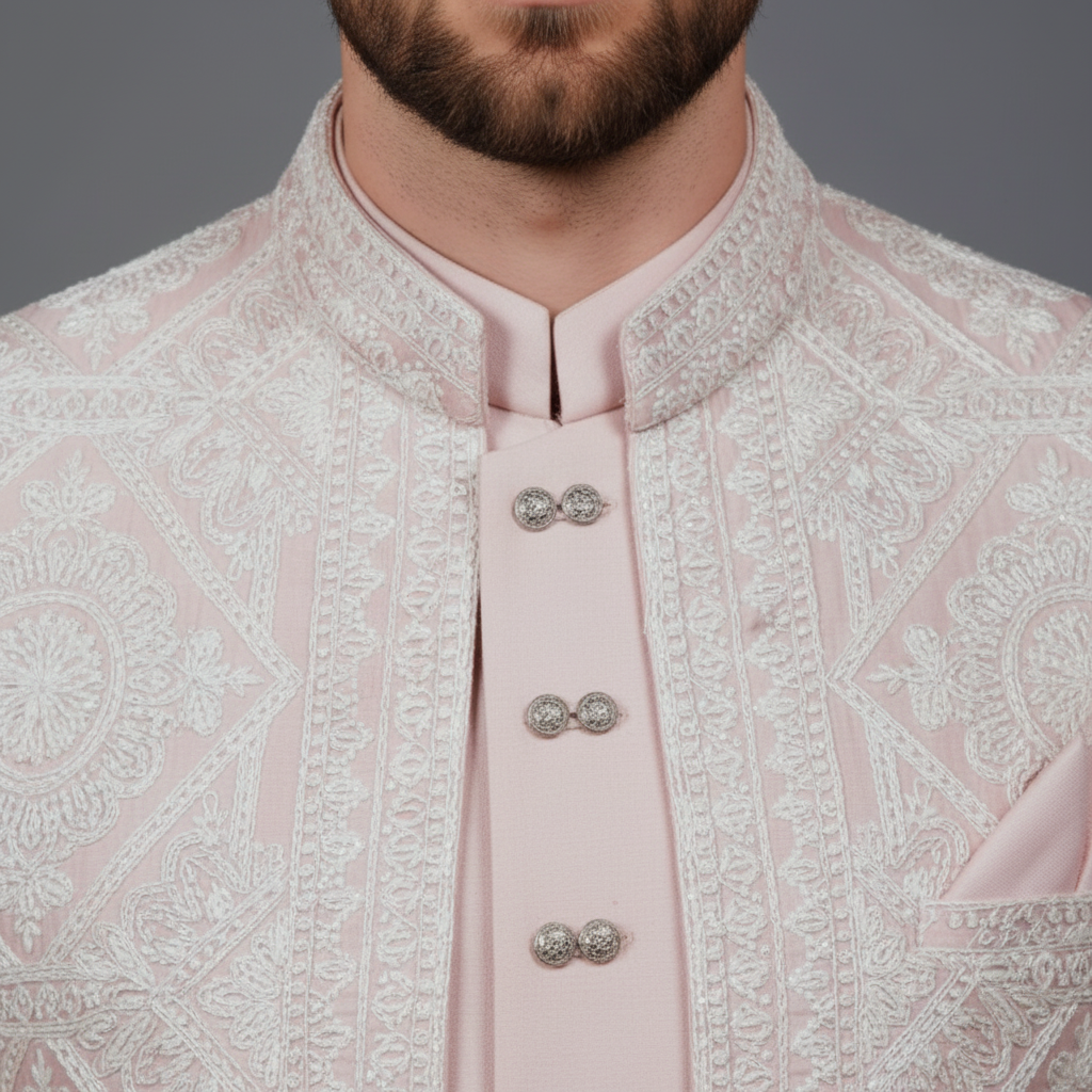 Collar and button details