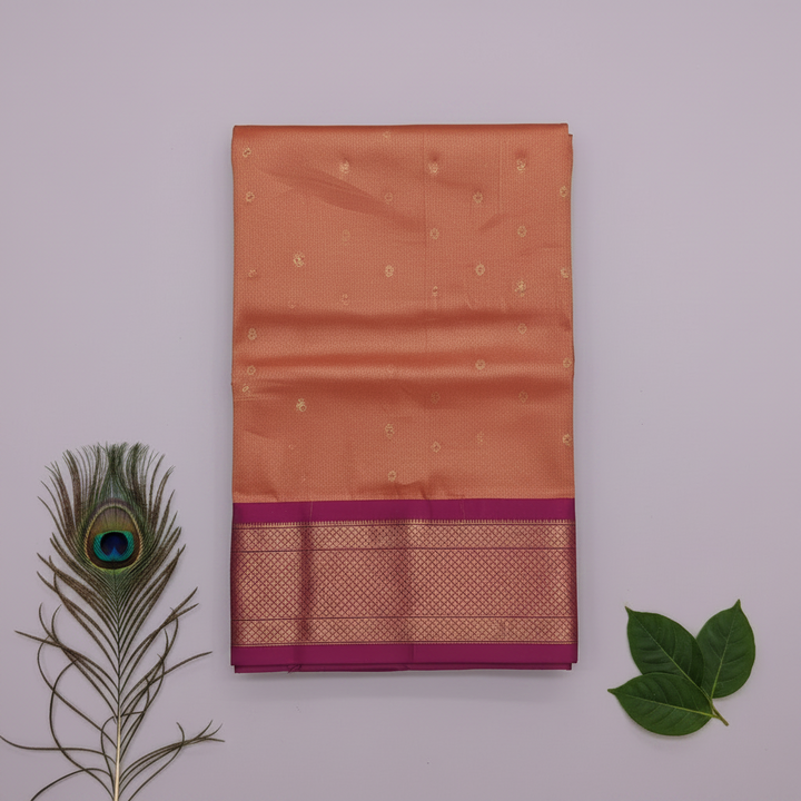 KUBERAN TISSUE ORANGE PAITHANI SILK SAREE
