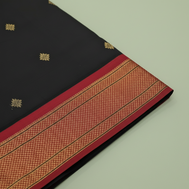 KUBERAN BLACK PAITHANI SILK SAREE