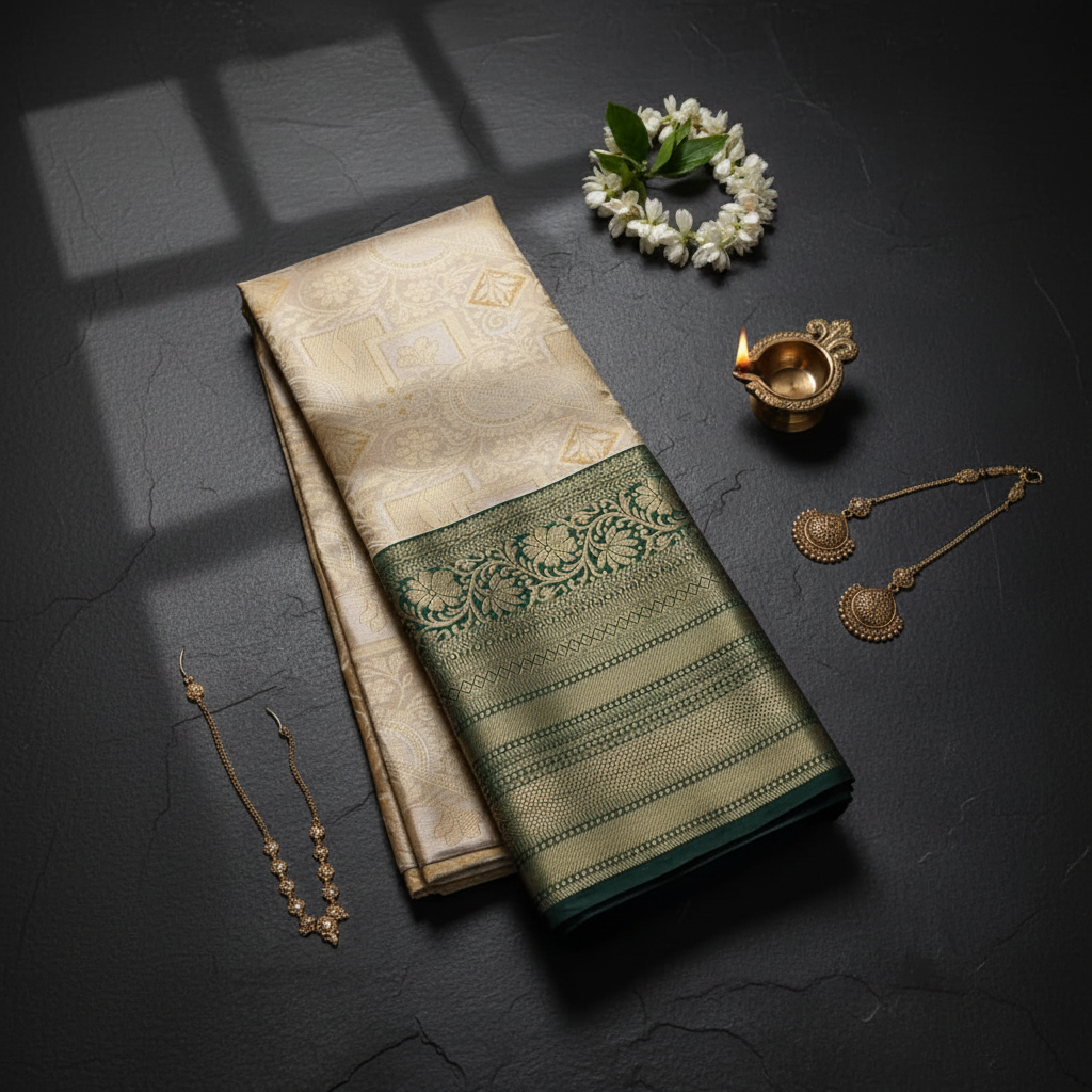 Pavada Rop Traditional Silk Pavada - Premium Wedding & Festival Wear – Kuberan Silks