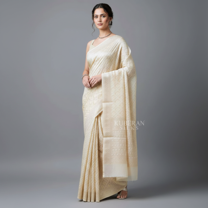 Cream silk saree 2000x2000