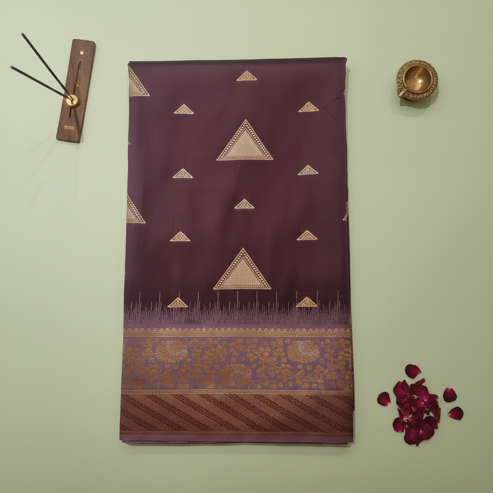 Deep Purple Banarasi Silk Saree – Alternate Option